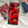 Poppy Flower Bloom Case For Samsung Galaxy A06 A16 A56 A36 A26 A54 A34 A14 A52 A32 A12 A13 A33 A53 A15 A35 A55