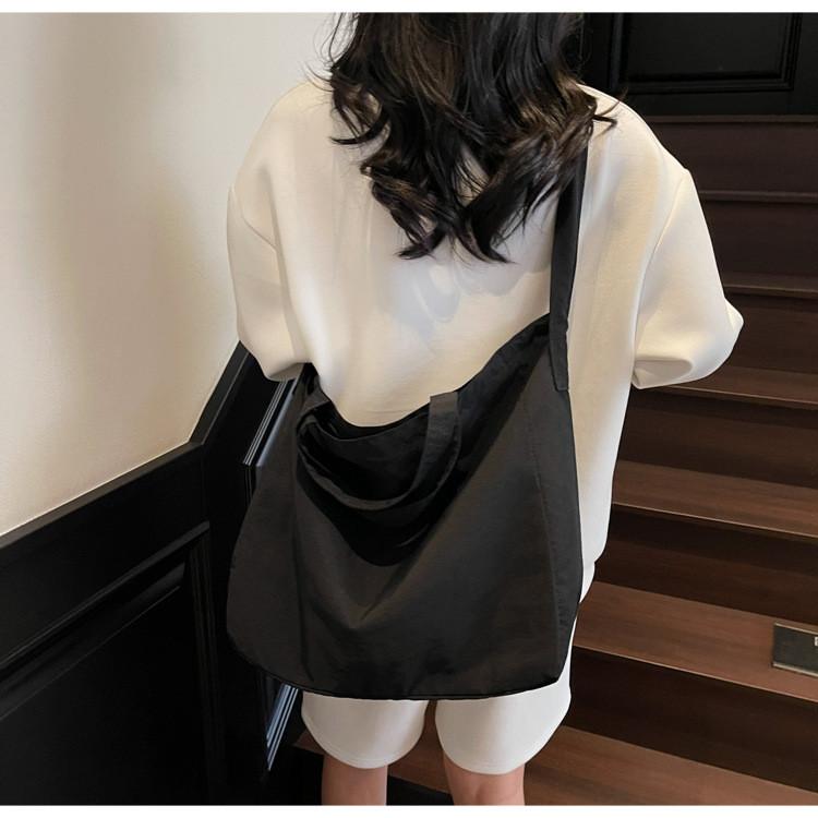 Nylon Tote Bag For Women With Magnetic Closure And Multiple Pockets Ideal For Daily Use
