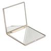 Rose Mini Double-Sided Square Makeup Mirror: Portable, Folding, Magnifying