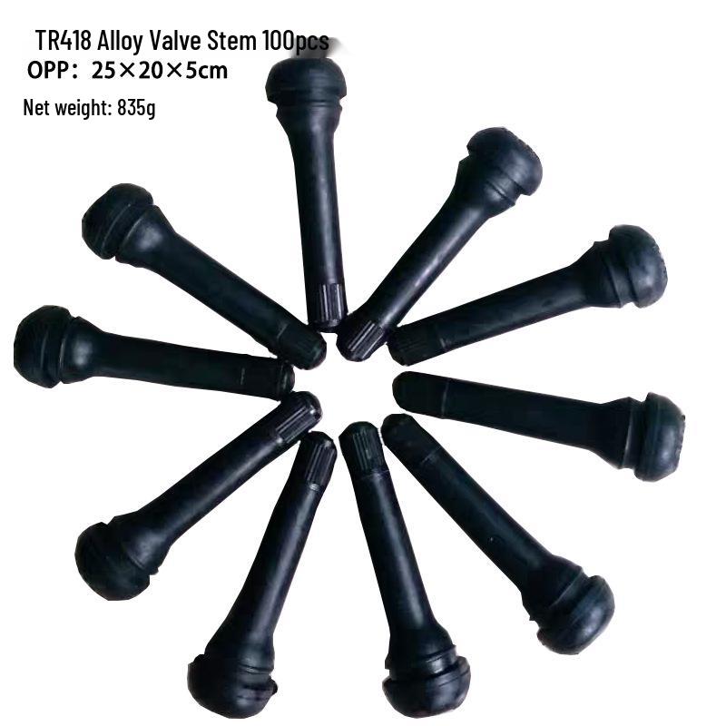 Tubeless Tire Valve Stem TR412/TR414/TR415/TR418 - Rubber Inflation Nozzle