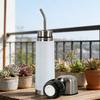 3-in-1 Thermobecher für Mate-Tee mit integrierter Bombilla Tragbarer Yerba Mate Reisebecher Multifunktionale Vakuum-Isolierflasche