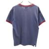 Reebok 90s Old Short Sleeve V Neck T-shirt S Blue Men's Used