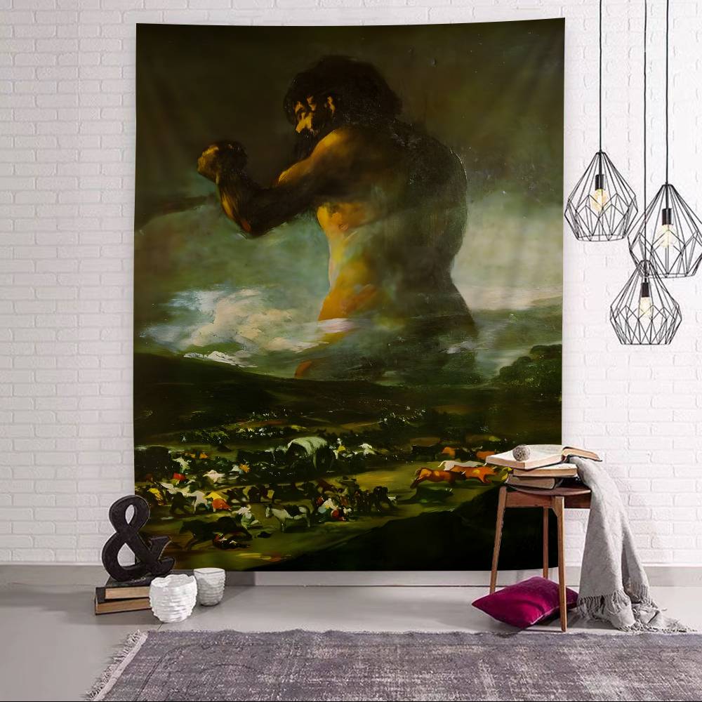 Francisco De Goya Oil Painting Colorful Tapestry Wall Hanging Home Decoration hippie bohemian decoration Art Decor