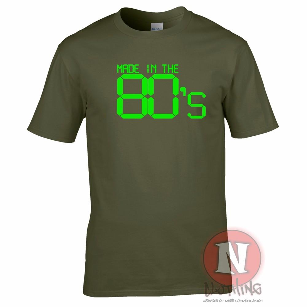 Made In The 80s TShirt Eighties Retro Fancy Dress Birthday Party Funny Tee