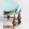 Brass Nautical Magnifying Glass Paperweight Desks Magnifier Vintage Dome Round