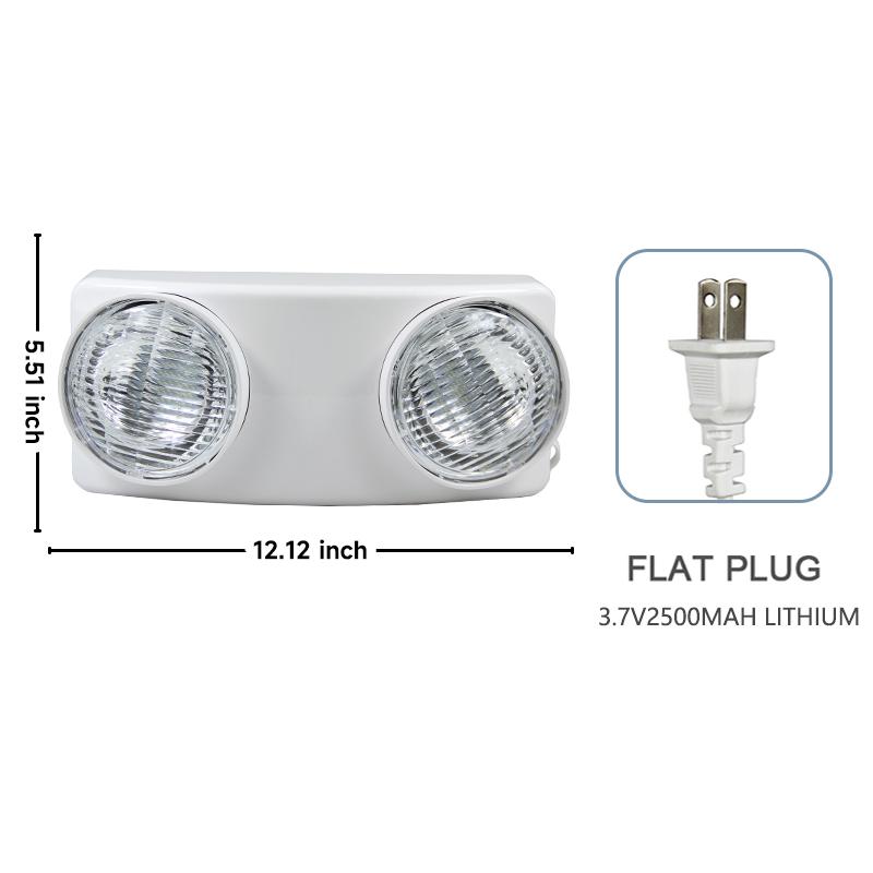 LED Fire Fighting Light Emergency Evacuation Exit Light Wall Mounted Rechargeable Emergency Lamp Indoor Light for Power Outage