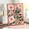 DIY Full Drill Diamond Painting Kit Pink Aesthetic Floral Art Rhinestone Art Canvas for Cozy Home Decor Gift Wall Art Craft Decorations