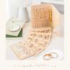 Necklace Organizer Portable Jewelry Organizer Earrings Holder Compact Grid Storage Bag For Jewelry Enthusiasts Jewelry Gifts