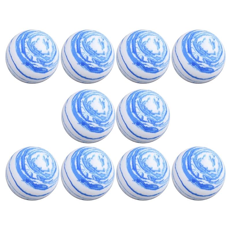 10Pcs Soft EVA Elastic Golf Balls for Indoor/Outdoor Golf Practice Sponge Practice Golf Balls Garden Golf Training Balls