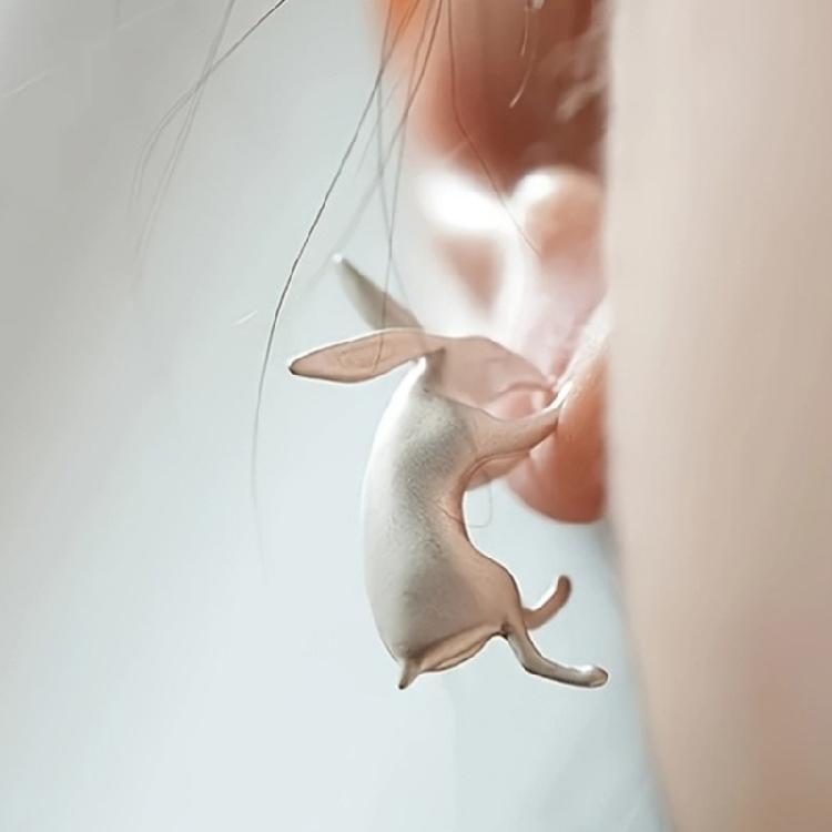 Fashionable Rabbit Jewelry Earrings Jewelry Trendy Accessories Statement Accessory For Casual Or Formal Wear