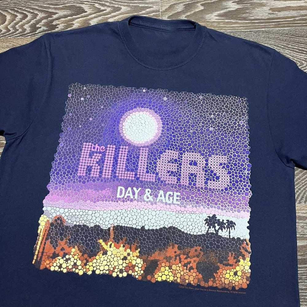 

The Killers Band Dayamp;Age 2008 Album Navy Tshirt S to 5XL UR549 Unisex T-Shirt XXL