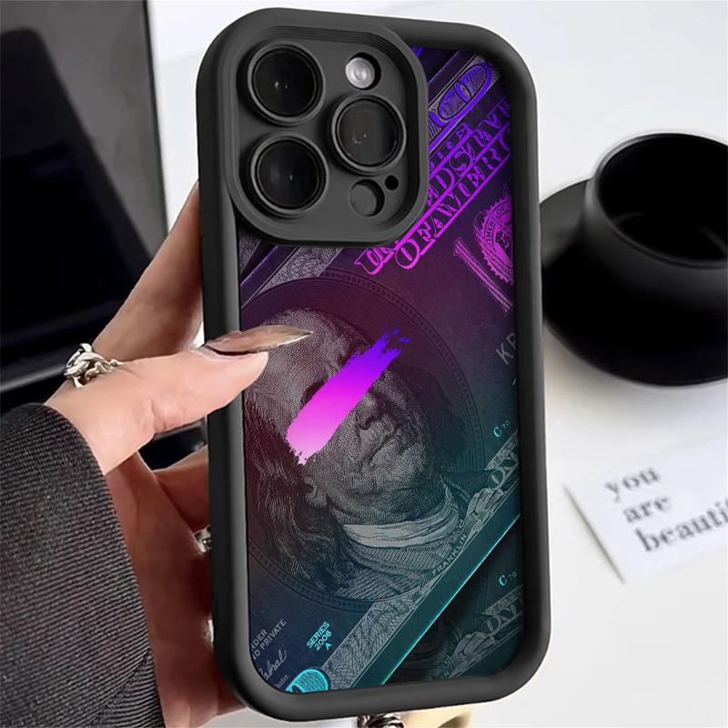 Hot Luxury Dollar Bill Money Mobile Phone Case For IPhone 17 Pro Max Cover Case Funda Bumber
