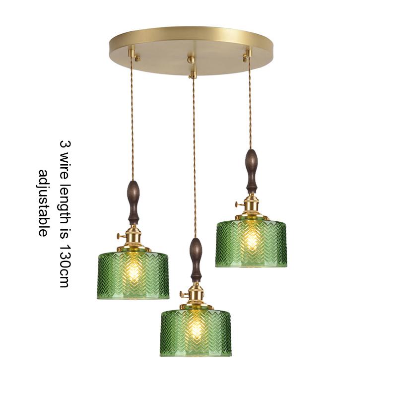 Vintage Creative Glass Metal Pendant Lights Fixture Retro Loft Style Bar Restaurant Kitchen Room Indoor Hanging Lamp Luminaire