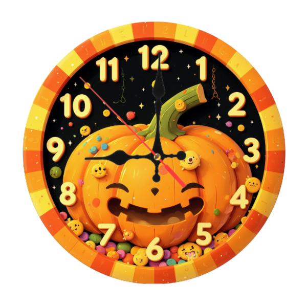 Custom Pattern Wall Clock, Custom Logo (AA Batteries Not Included), Artistic Home Decor, 10-Inch Silent Wooden Wall Clock