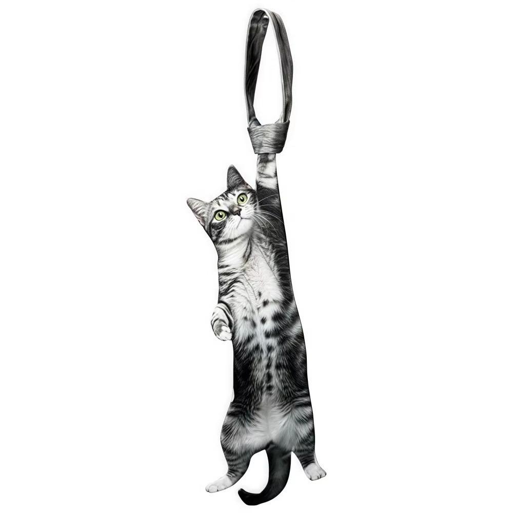 Lifelike Animal Pattern Tie Unique Novelty Necktie Costume Party Cat-shaped Tie  Festive Gatherings