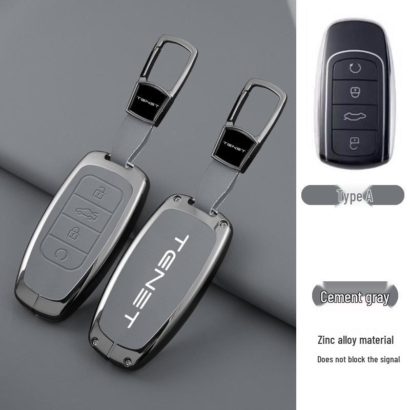 Tenet Tianneng T4/T7/T8/T9 Car Key Metal Protective Case with Hanging Buckle