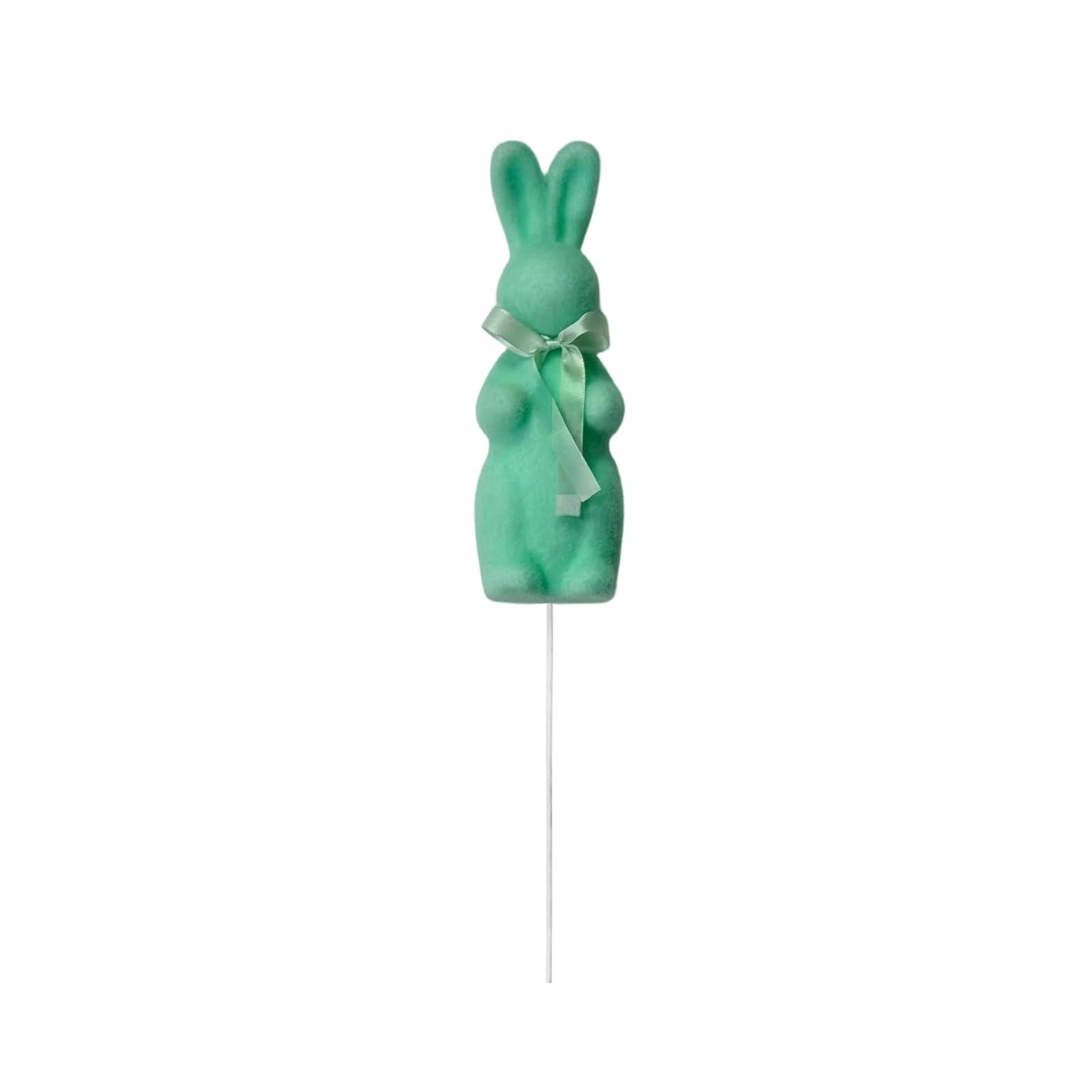 

Simulated Short-Pile Moss Easter Bow Bunny Home Decoration For Gardens And Patios. One Size