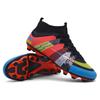 Hohe Fußballschuhe Kinder Jugend Lange gebrochene Nägel Fly-Woven Trainingsschuhe für Grund- und Sekundarschüler Wettkampfschuhe