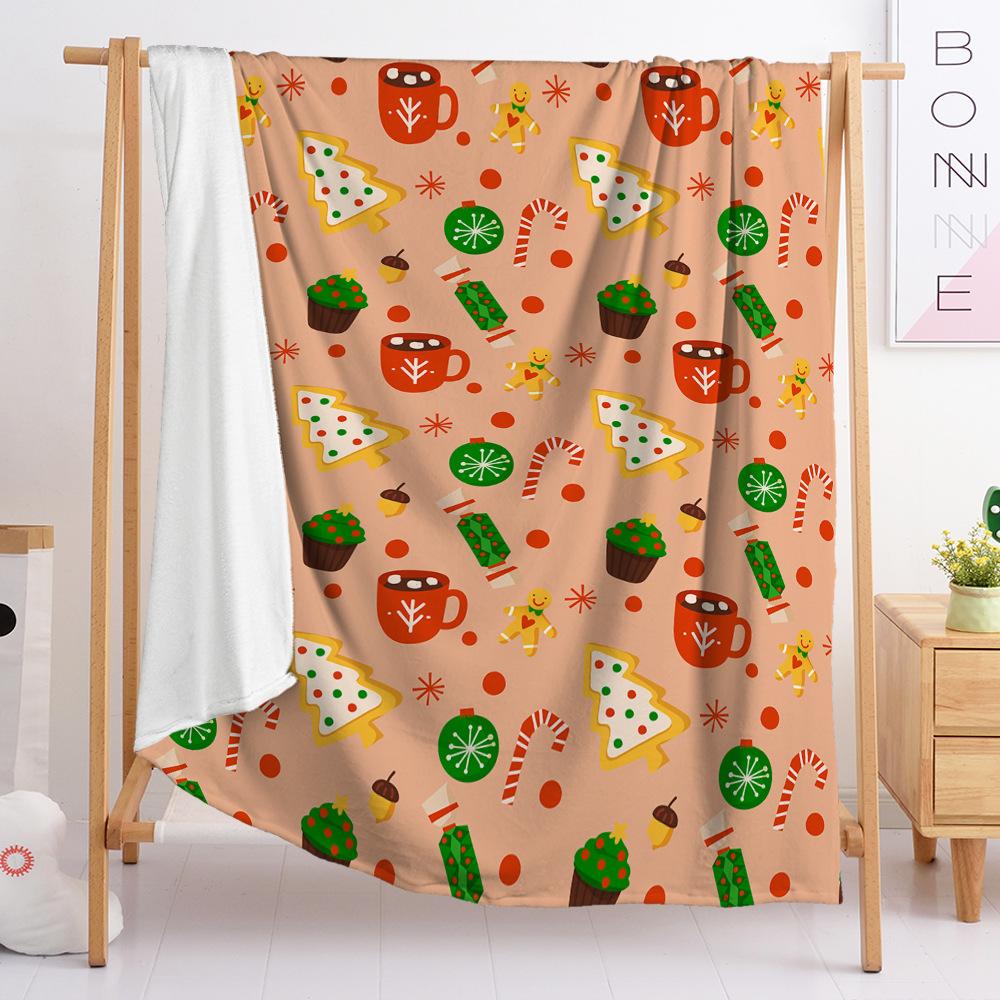 Christmas Blanket Flannel Blanket Gift Snowman Blanket Spring And Autumn