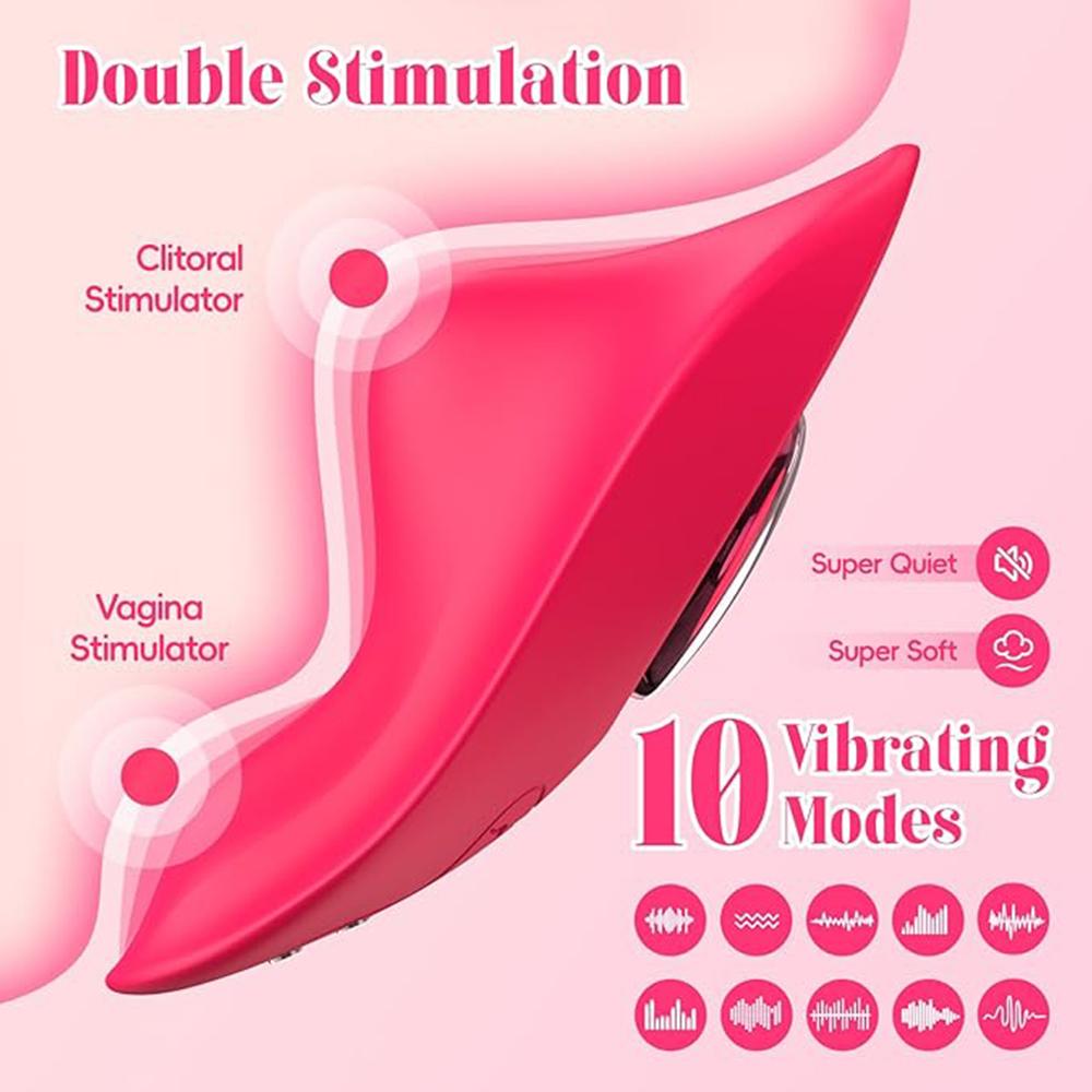 Mini Bullet Remote Control Wearable Panty Vibrator Dual Stimulation Clitoral G-spot Stimulation Massager Female Adult Sex Toy Portable Masturbator New