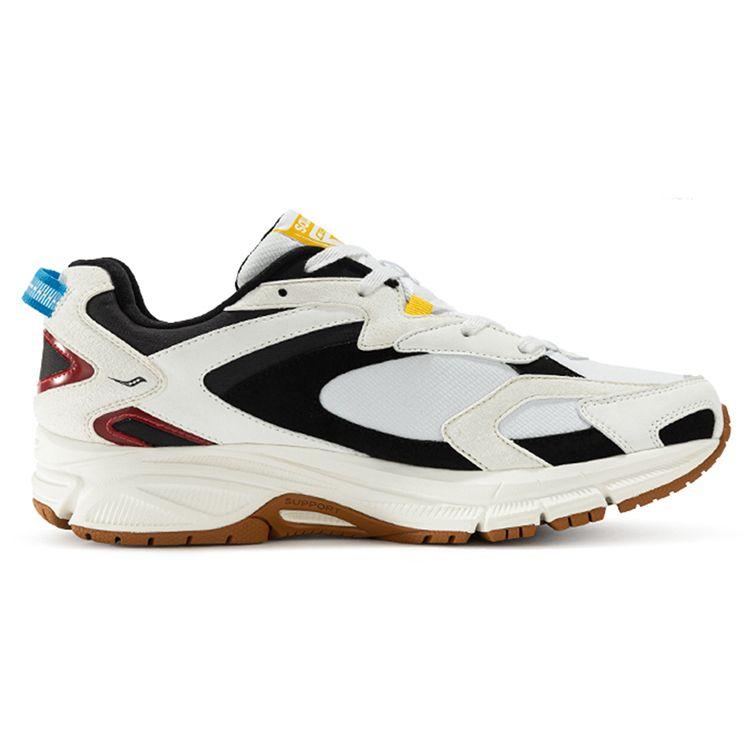 SAUCONY Cohesion 9 Comfortable Mesh Low Top Running Shoes Men Sneaker White Black S28167-6