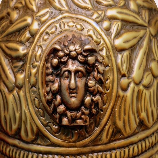 Mittelalterlicher Römischer Helm Messing Xanten Gallischer Helm Handgefertigt Historischer Helm