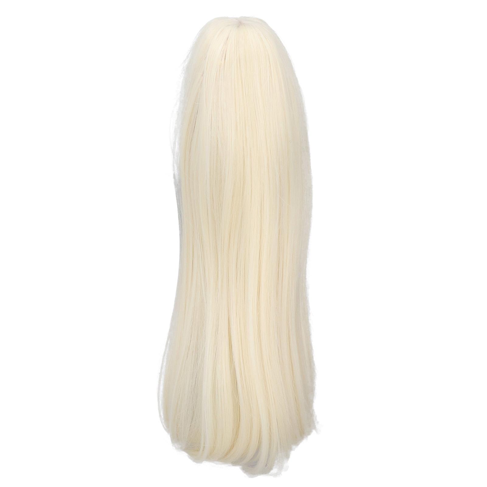 

Парик для кукол 8-9 дюймов, прямой парик из термостойкого волокна, 13 париков для замены волос для кукол, розовый цвет золотой