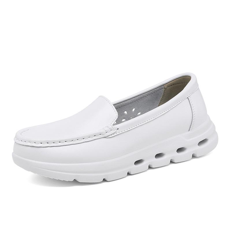 New Nurse Shoes Women's Casual Soft Sole Heightened Breathable Not Tired Feet Non-slip Medical White Shoes Women