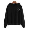 Women's Plus Size Casual Printed Hooded Sweatshirt - Popular Loose Fit for Students