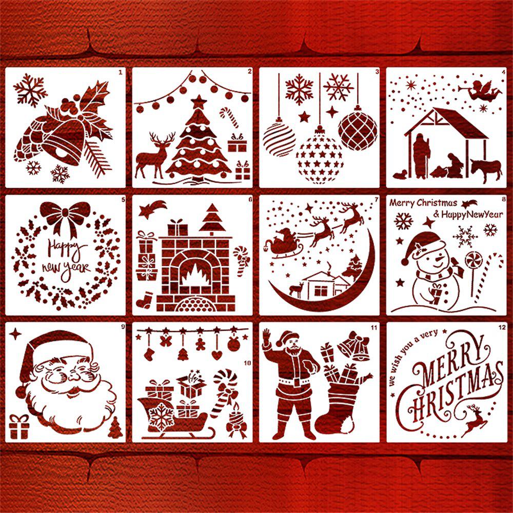Festive Painting Template Set: Handmade DIY Drawing Board for Christmas, Halloween, Thanksgiving