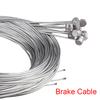 10PCS MTB Bicycle Brake Line Stainless Steel Gear Shift Cable 1.7/2M Road Bike Speed Line Fixed Gear Inner CableWire for Cycling