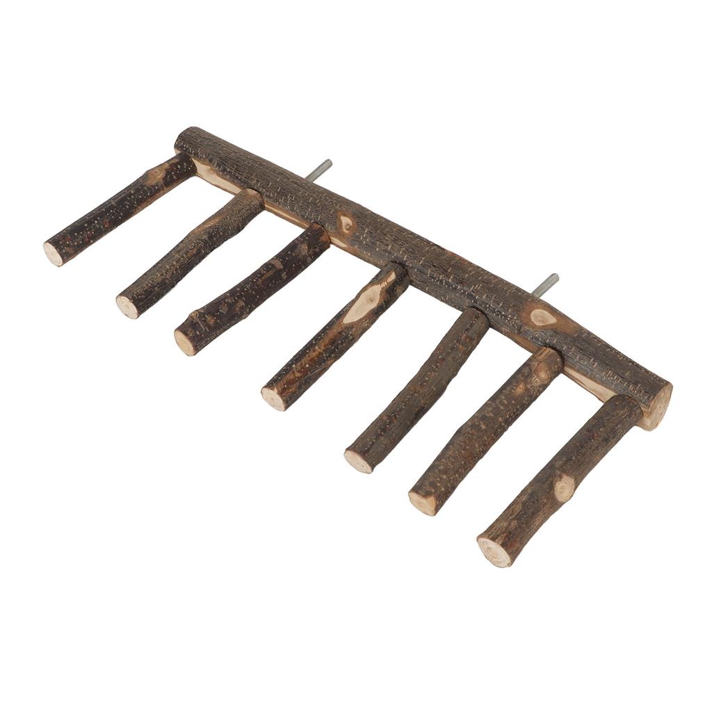 Bird Wooden Ladder Grinding Claws Multi Step Ladder Parrot Perch Ladder for Small Medium Parrot 7