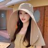 1/2/3PCS Summer Women's Sun Protection Sunshade UV Protection Hat Large Brim Face Covering Hat Face Mask Neck Protection Hat