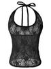 Kimyo Lace Halter Top Black