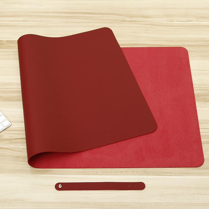 In-stock Large Leather Mouse Pad, Office Desk Pad, Waterproof and Oil-proof, Business Minimalist Desktop and Computer Desk
