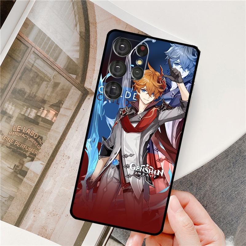 Tartaglia Genshin Impact Phone Case For Samsung Galaxy S24 Ultra S9 S10 S20 S21 S22 S23 Plus S24 FE S25 Ultra Cover