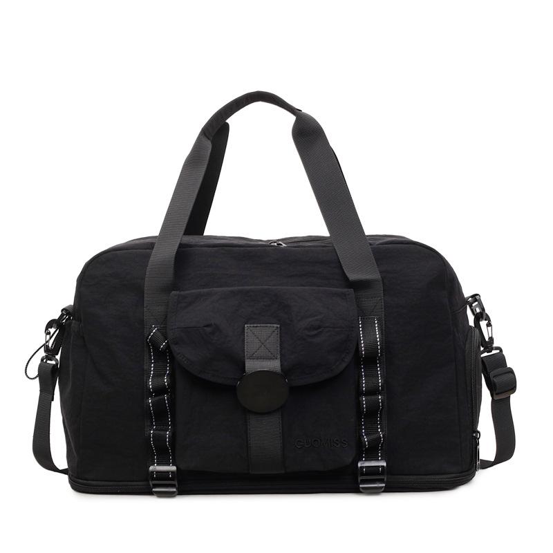 Lightweight delivery storage bag, tote bag, large capacity short-distance business trip travel bag, women's dry and wet separation fitness luggage