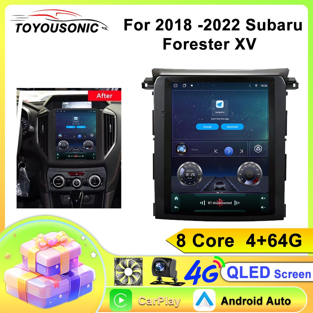 9.7" Android For 2018 -2022 Subaru Forester XV Car Radio Multimedia Video Player 2 Din GPS 4G Carplay Auto Stereo Head Unit RDS