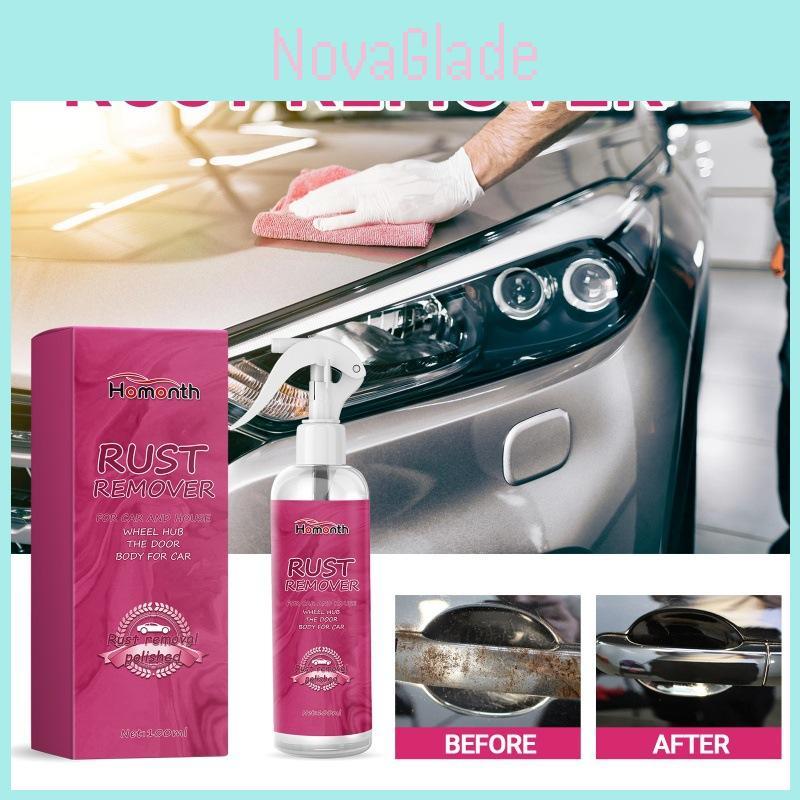 Homonth Nettoyant Puissant Multifonctionnel Anti-Rouille pour Roues et Poignées de Voiture