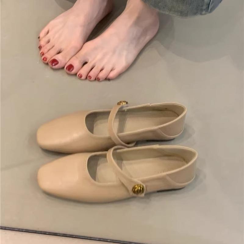 2025 Women's Spring New Sexy Pointed Designer Flat Non-slip Loafers Casual Comfortable Shallow Mouth Flat Non-slip Low Top Shoes