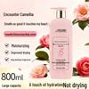 Lotion hydratante unisexe 800 ml parfum camélia longue tenue pour peau sèche soin du corps