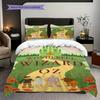 1PC The Wizard of Oz Pattern Bedding Quilt Set Quilt Cover Pillowcase Home Decoration Birthday Gift (1 * Duvet Cover + 2 * Pillowcase, Without Core)