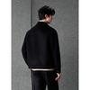 GXG Men's Black 100% Wool Short Commuter Coat