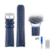 For CITIZEN Blue Angel Men Radio Wave Watch AT8020-54L/8020-03L/JY8078 Curved End Genuine Leather Watchband Bracelet Strap