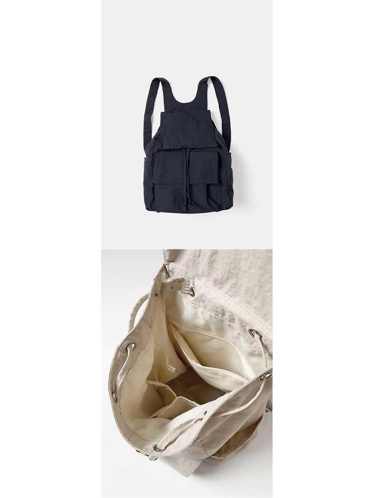 Lightweight Japanese-Style Nylon Backpack for College Students and Casual Travel