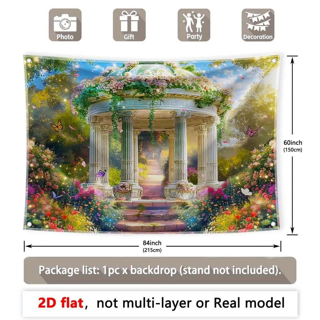 Spring Palace Forest Garden Backdrop Decoration Background Winter Backdrop Decorations For Photo Studio Photo Booth Christams Party