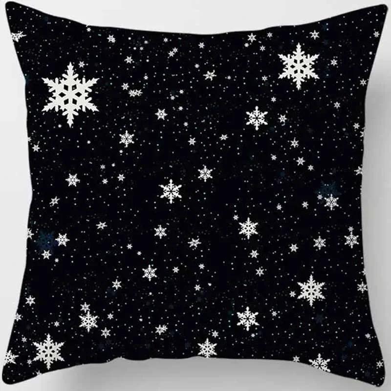 Weihnachts-Themed Kissenbezüge Auto Ornamente Büro Santa Claus Wohnzimmer Sofa Hause Kissenbezüge