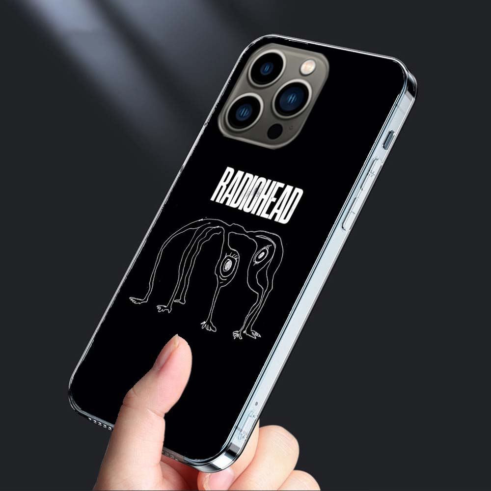 Bnad R-Radiohead Phone Case For Iphone 16E 15 Pro 14 Plus 17E 16 17 Pro Max Air 11 12 13 Mini Shockproof Capa Cute Cover TPU