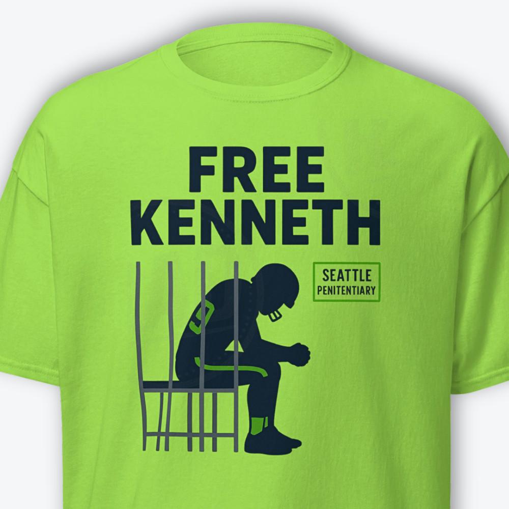 Funny Kenneth Walker Shirt Seahawks Tee Fantasy Football Seattle Football Unisex T-Shirt S