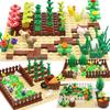 Giocattoli Puzzle Giocattoli da Costruzione MOC Fattoria e Ranch con Piante - Mucca, Maiale, Pecora, Pomodoro, Zucca, Set Fattoria e Ranch